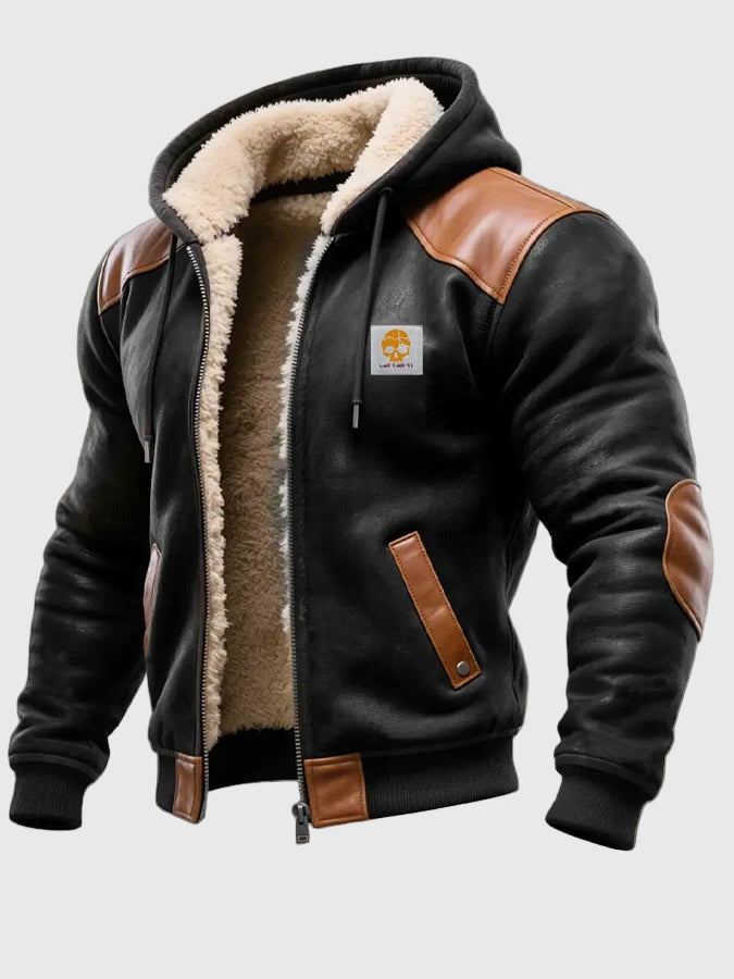 MAVERICK™ | RUSTIKALE JACKE AUS PREMIUMLEDER MIT INNENFUTTER