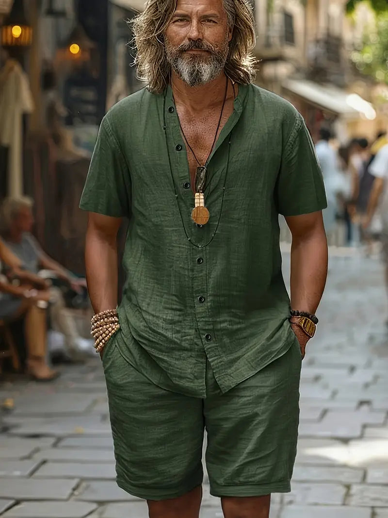 [COMPRA 1 Y LLEVATE 2] - La Costa™ | Conjunto Doble – Elegancia con Corte Relajado y Tejido Premium