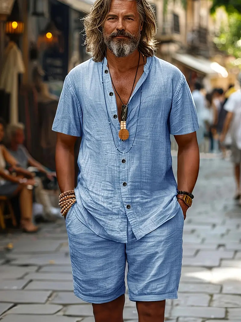 [COMPRA 1 Y LLEVATE 2] - La Costa™ | Conjunto Doble – Elegancia con Corte Relajado y Tejido Premium