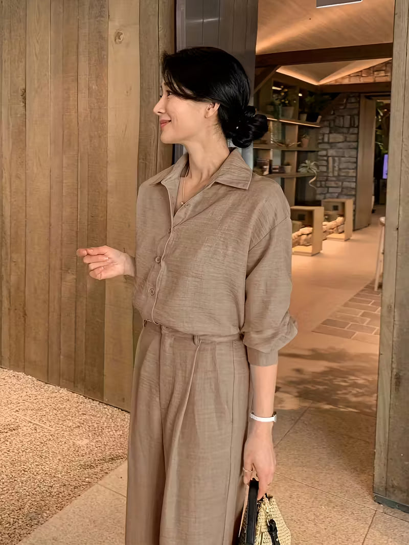 Velluto™ | Set 2x1 – Elegancia Natural con Corte Relajado y Tejido Premium